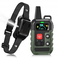 AEQNJV Citronella Dog Training Collar with Remote, 4 Modes Beep/Vibration/Spray/Spray Enhancement, Humane Dog Bark Collar, Safe Compact Easy IPX7, Rechargeable Spray Collar, 330Yard 【Only Work with Remote】