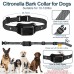 PQJDFX Citronella Dog Training Collar with Remote, Beep/Vibration/Spray/Spray Enhancement, Humane Dog Bark Collar, Safe Compact Easy IPX7, Rechargeable Spray Collar, 330Yard 【Only Work with Remote】