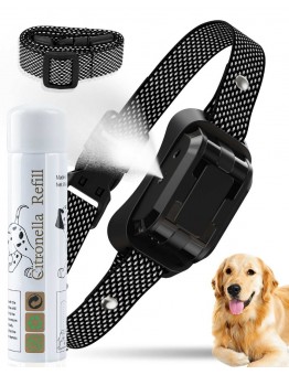 OCKCE Citronella Bark Collar [Spray Refill] Spray Dog Training Collar, Safer Citronella Dog Bark Collars, Humane Spray Bark for L/M/S Dogs IP65 Waterproof Dog Spray Bark Collar