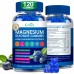 CNFHDI Magnesium Glycinate Gummies 600mg, Sugar Free Magnesium Gummies for Adults with Magnesium L-Threonate, Chewable Magnesium Potassium Supplements for Sleep, Body Support and Relaxation
