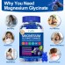 CNFHDI Magnesium Glycinate Gummies 600mg, Sugar Free Magnesium Gummies for Adults with Magnesium L-Threonate, Chewable Magnesium Potassium Supplements for Sleep, Body Support and Relaxation