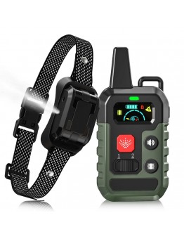 AEQNJV Citronella Dog Training Collar with Remote, 4 Modes Beep/Vibration/Spray/Spray Enhancement, Humane Dog Bark Collar, Safe Compact Easy IPX7, Rechargeable Spray Collar, 330Yard 【Only Work with Remote】